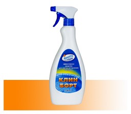 Клин-Борт спрей 0,75л. бут., щелочн. очистка стенок бассейна от слизи и жировых отложений Клин-Борт спрей 0,75л. бут., щелочн. очистка стенок бассейна от слизи и жировых отложений